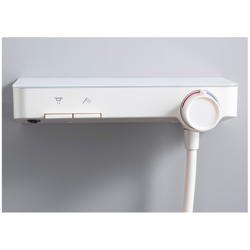 Constant temperature cold hot storage shelt shower simple lift shower